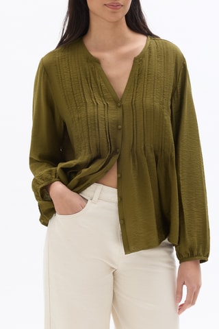 Blouse relaxed - Kaki