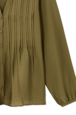 Blouse relaxed - Kaki