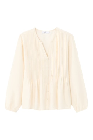 Blouse relaxed - Ivoorkleurig