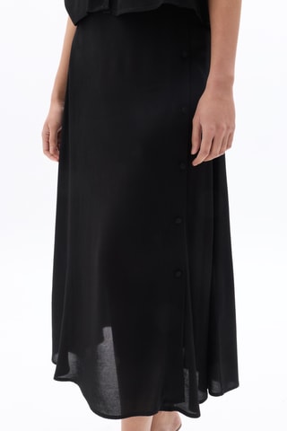 Midirok Hoge Taille - Zwart