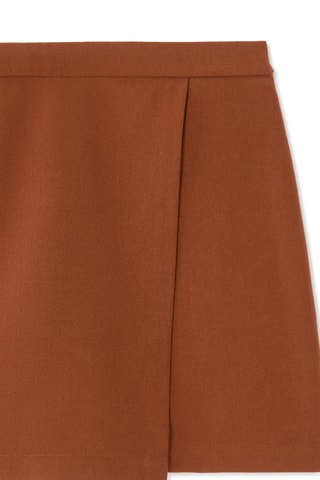 Broekrok Hoge Taille - Camel