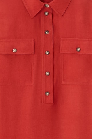 Rechte Jurk - Rood