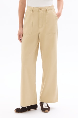 Broek Wide Legs - Beige