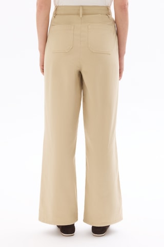 Broek Wide Legs - Beige