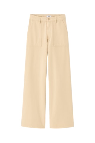Broek Wide Legs - Beige