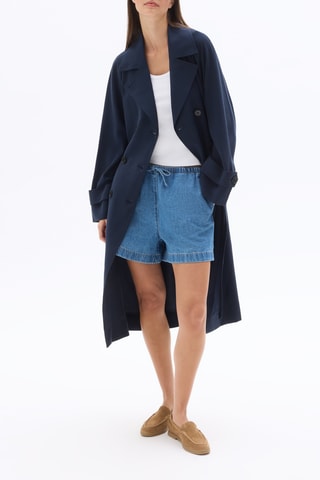 Trenchcoat - Marineblauw