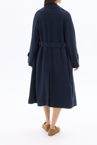 Trenchcoat - Marineblauw