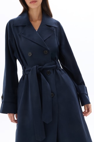 Trenchcoat - Marineblauw