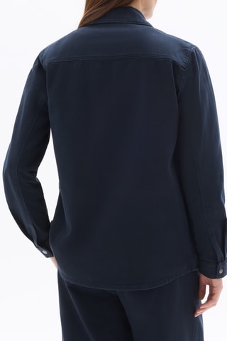 Blouse straight - Marineblauw