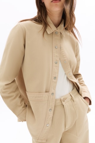 Blouse straight - Beige