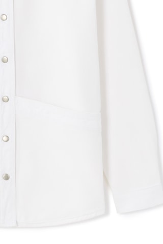 Blouse straight - Wit