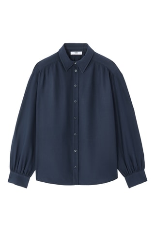 Blouse straight - Marineblauw