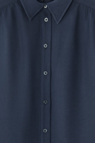 Blouse straight - Marineblauw