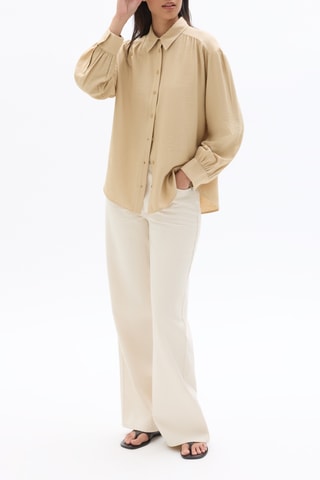 Blouse straight - Beige