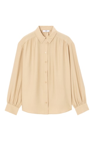 Blouse straight - Beige