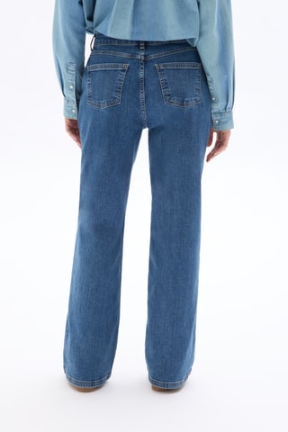 Jeans wide legs - Marineblauw