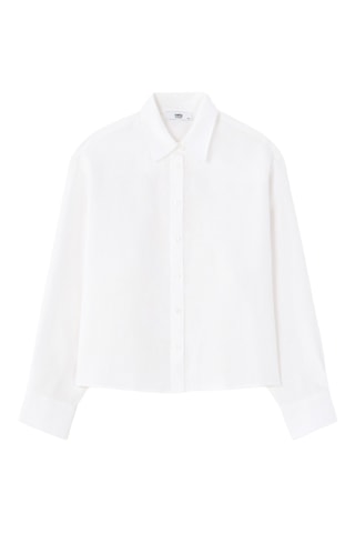 Linnen Blouse Relaxed - Wit