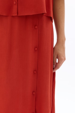 Midirok Hoge Taille - Rood