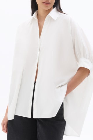 Oversized Blouse - Wit