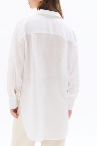 Linnen Blouse Relaxed - Wit