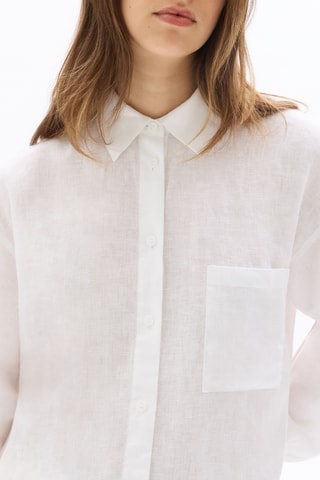 Linnen Blouse Relaxed - Wit