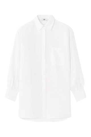 Linnen Blouse Relaxed - Wit