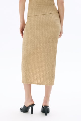 Midirok Hoge Taille - Beige
