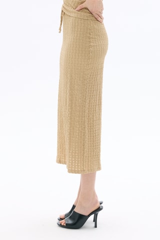 Midirok Hoge Taille - Beige