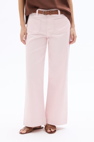 Broek Wide Legs - Poederroze