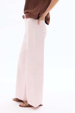 Broek Wide Legs - Poederroze