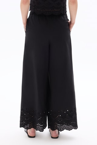 Broek Wide Legs - Zwart
