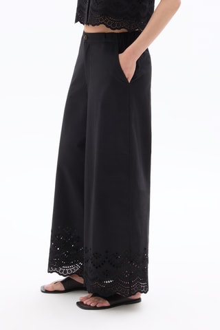 Broek Wide Legs - Zwart