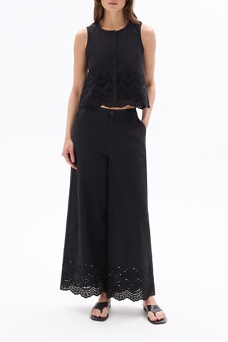 Broek Wide Legs - Zwart