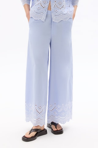 Broek Wide Legs - Hemelsblauw