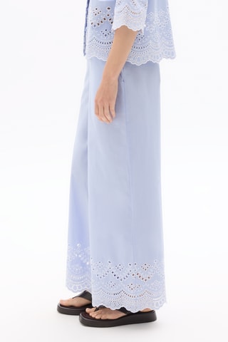Broek Wide Legs - Hemelsblauw