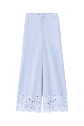 Broek Wide Legs - Hemelsblauw