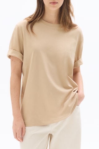 Oversized T-shirt - Beige