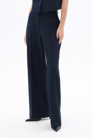 Broek Straight - Marineblauw