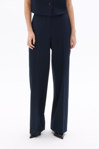 Broek Straight - Marineblauw