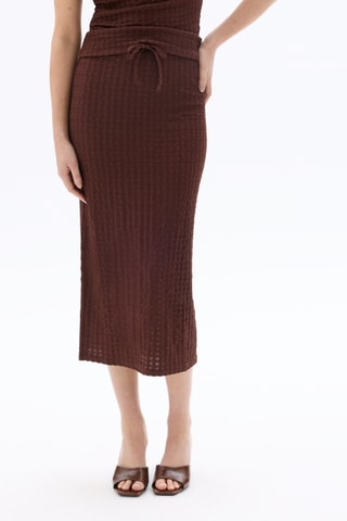 Midirok Hoge Taille - Donkerbruin