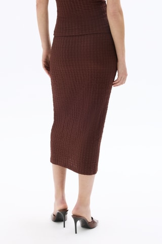 Midirok Hoge Taille - Donkerbruin