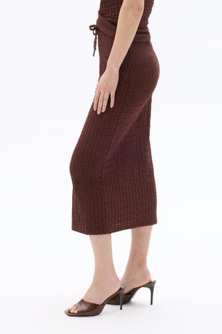 Midirok Hoge Taille - Donkerbruin