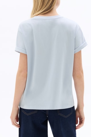 T-shirt regular - Hemelsblauw