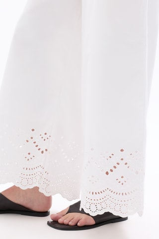 Broek Wide Legs - Wit