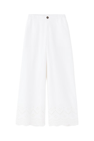 Broek Wide Legs - Wit