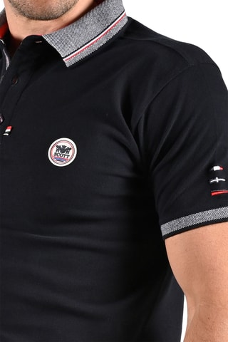Polo regular Tinek - Bleu marine