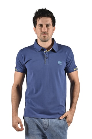 Polo regular River - Bleu