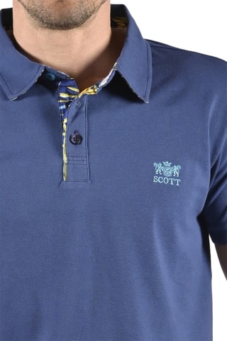 Polo regular River - Bleu