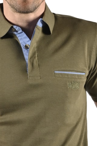 Polo regular Tikar - Kaki