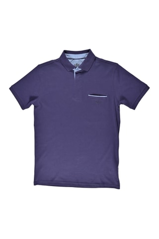 Polo regular Tikar - Bleu marine